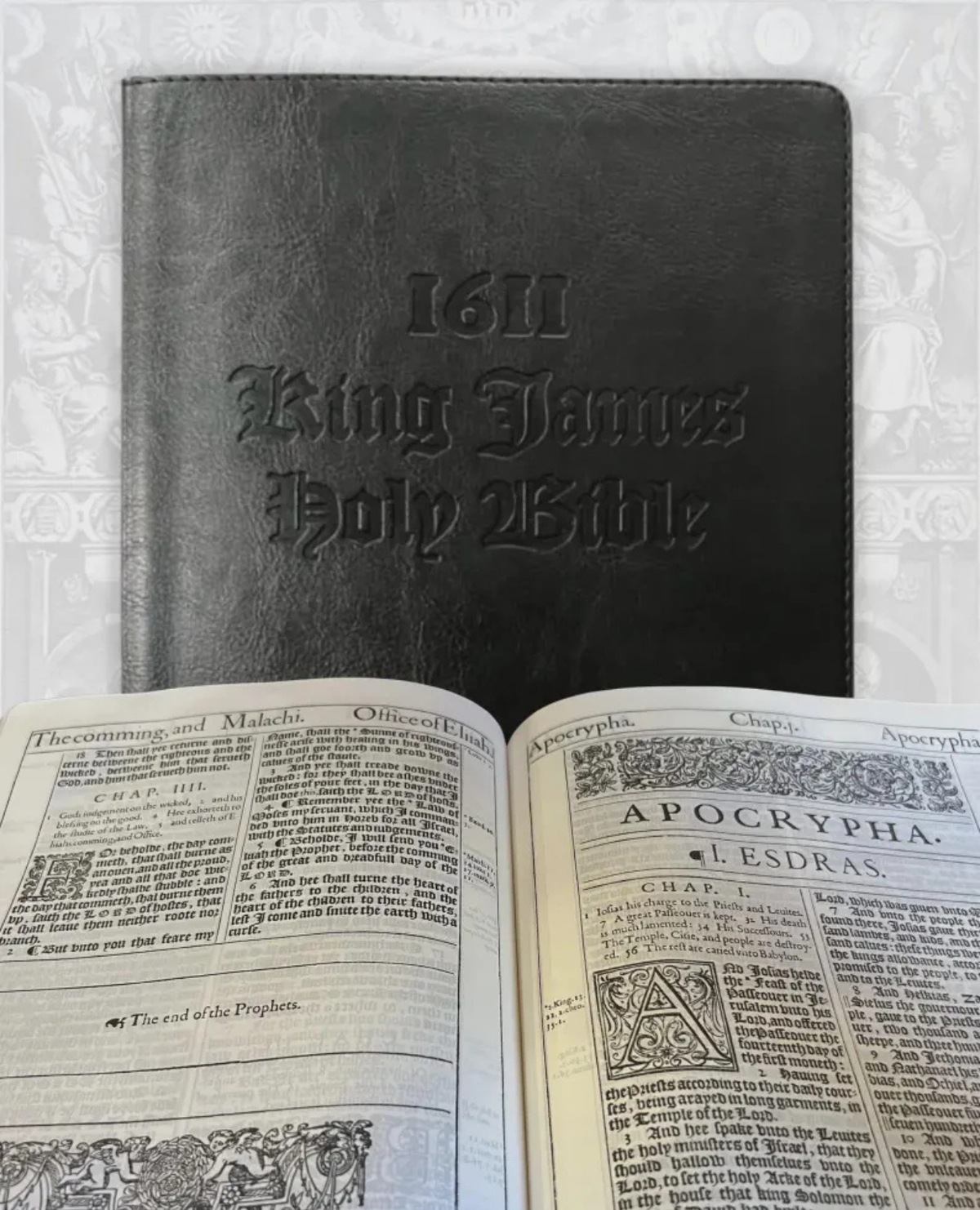 Authorized 1611 King James Bible Facsimile with Apocrypha, 1st Edition – Softcover Faux Leather