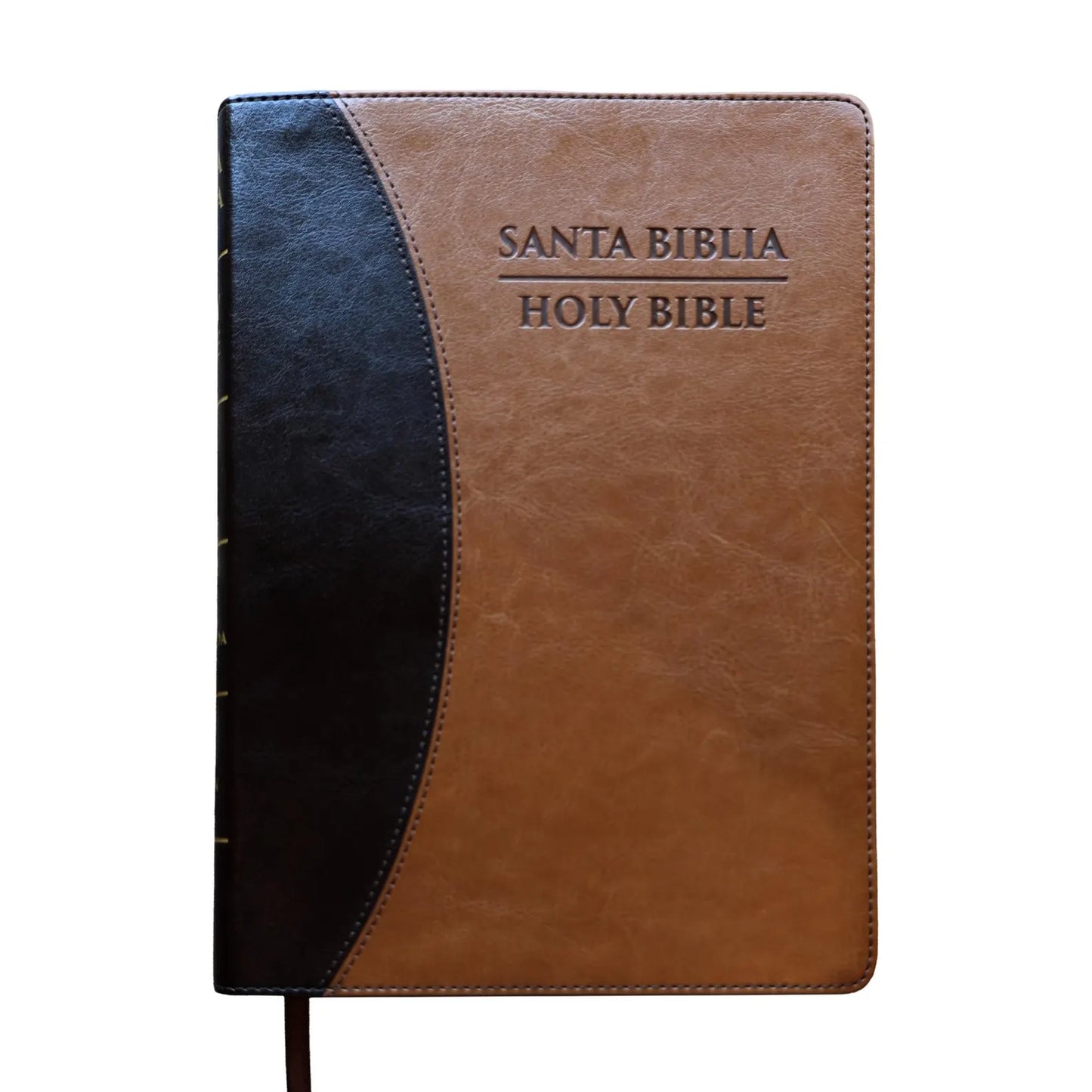 Personalizable Bilingual Duotone Edition, Valera 1602 Purificada and King James Version, Black & Tan Cover