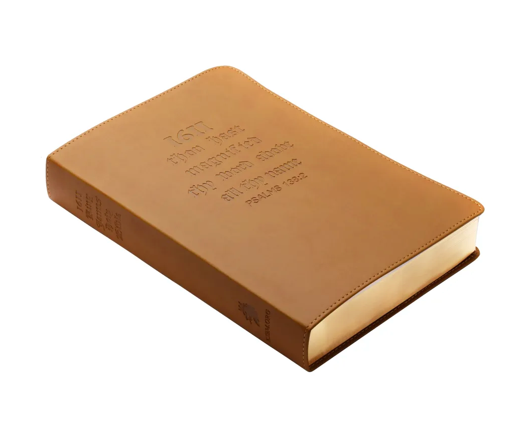 LIMITED EDITION: Gold Softcover 1611 Holy Bible Facsimile with Apocrypha - 1st Edition