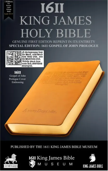 LIMITED EDITION: Prologue of John, Authorized King James Holy Bible Facsimile with Apocrypha, 1st Edition