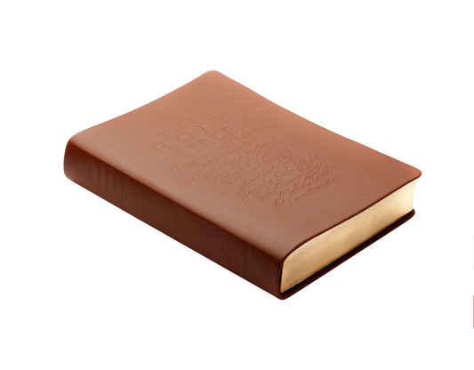 LIMITED EDITIOM: Lambskin 1611 King James Bible (Authorized Version) Facsimile, Reproduction of the Original 1611 Edition, Including the Apocrypha with Embossed 1611 Title Page - Tan