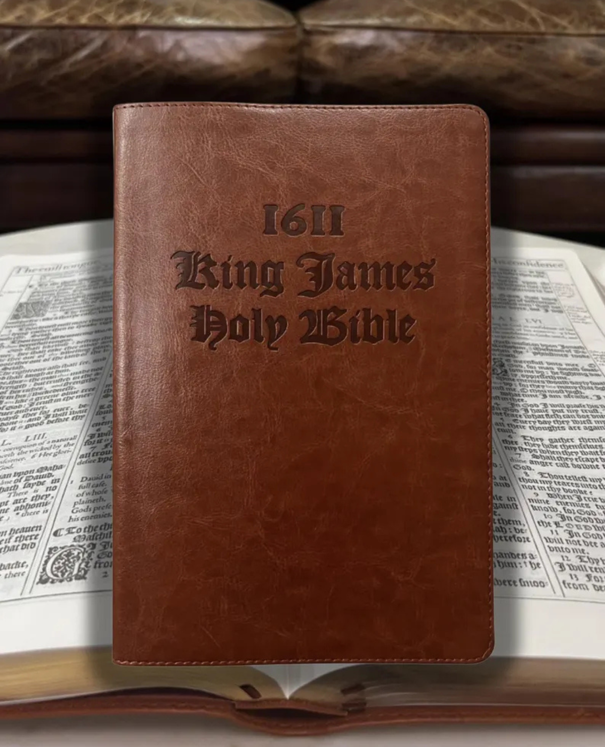 Authorized 1611 King James Bible Facsimile with Apocrypha, 1st Edition – Softcover Faux Leather