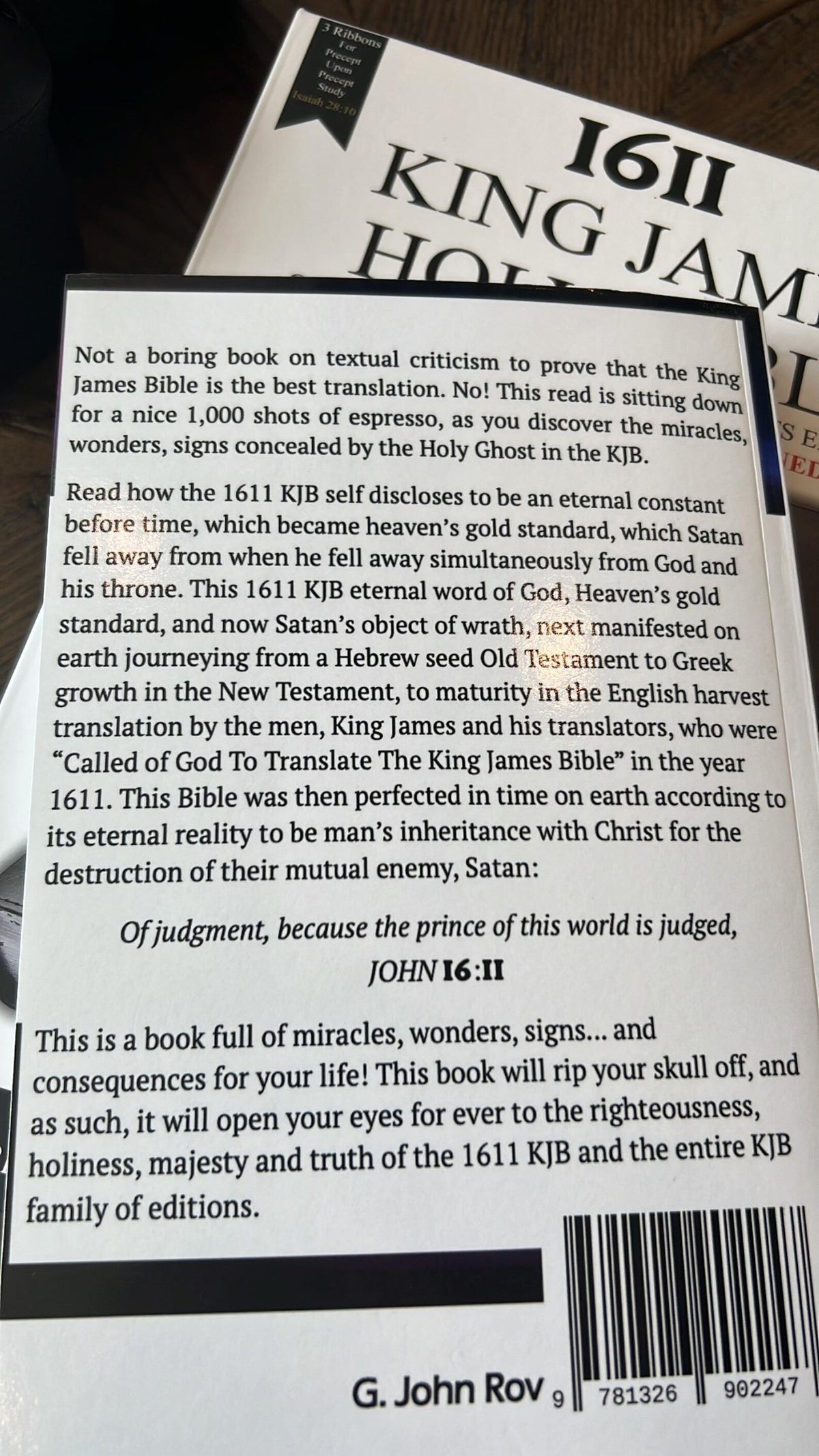Called of GOD to TRANSLATE the King James Bible by Gary Rovarino