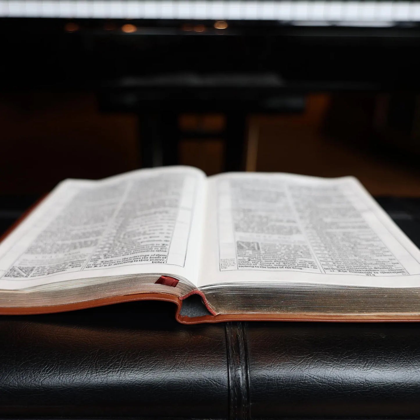 Genuine Lambskin 1611 King James Bible (Authorized Version)—True Facsimile Reproduction of the Original 1611 Edition, Including the Apocrypha and an Embossed 1611 Title Page - Tan