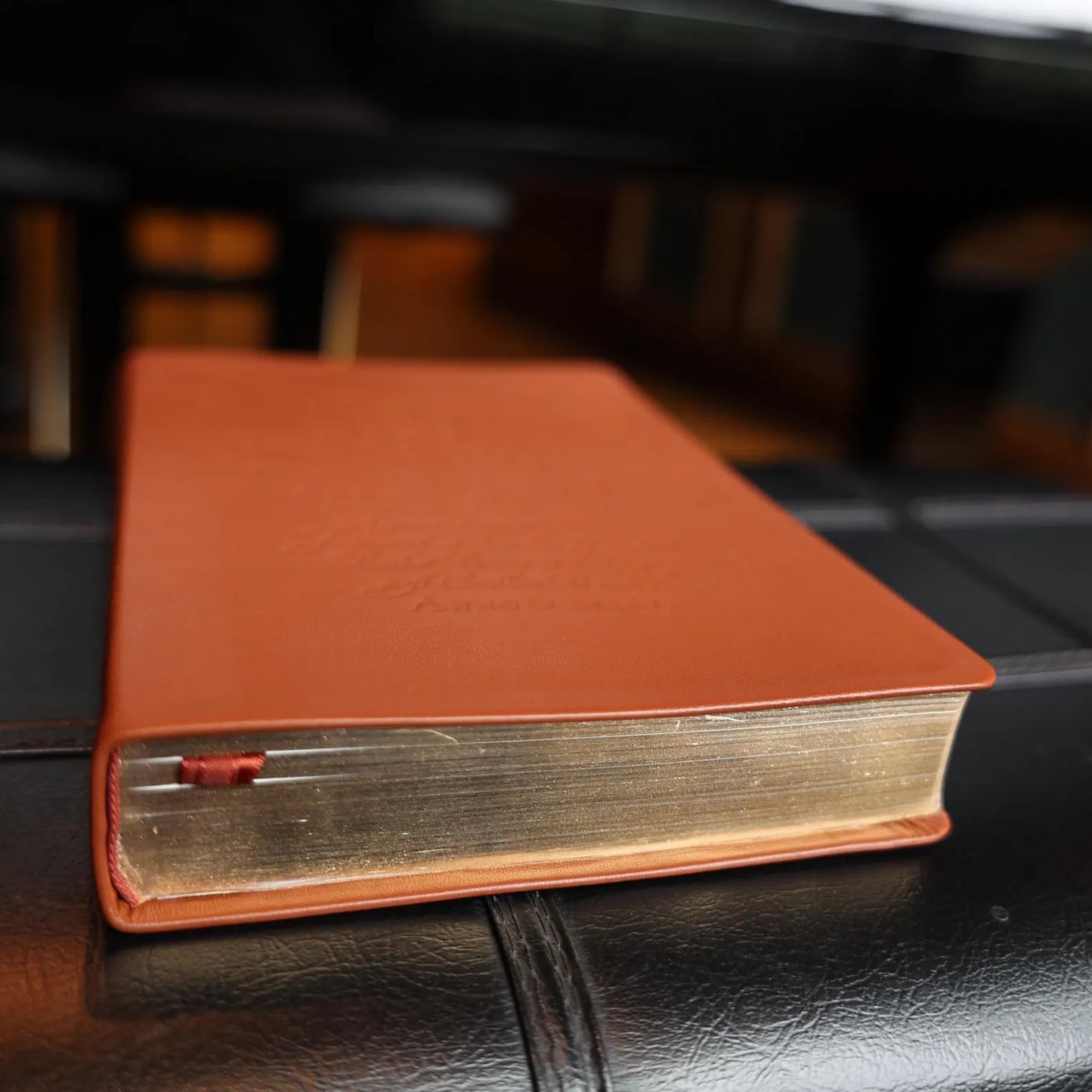 Genuine Lambskin 1611 King James Bible (Authorized Version)—True Facsimile Reproduction of the Original 1611 Edition, Including the Apocrypha and an Embossed 1611 Title Page - Tan