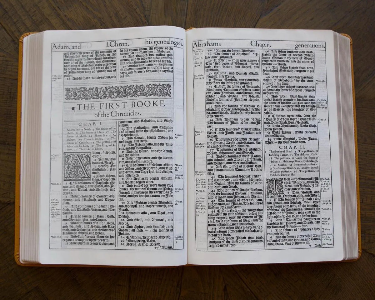 LIMITED EDITION: Gold Softcover 1611 Holy Bible Facsimile with Apocrypha - 1st Edition