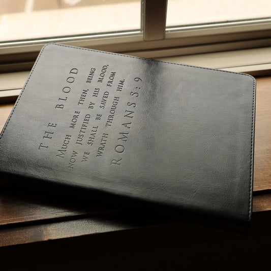 LIMITED EDITION: Bloodstained 1611 King James Bible Facsimile Includes Apocrypha (11x7x1.5)