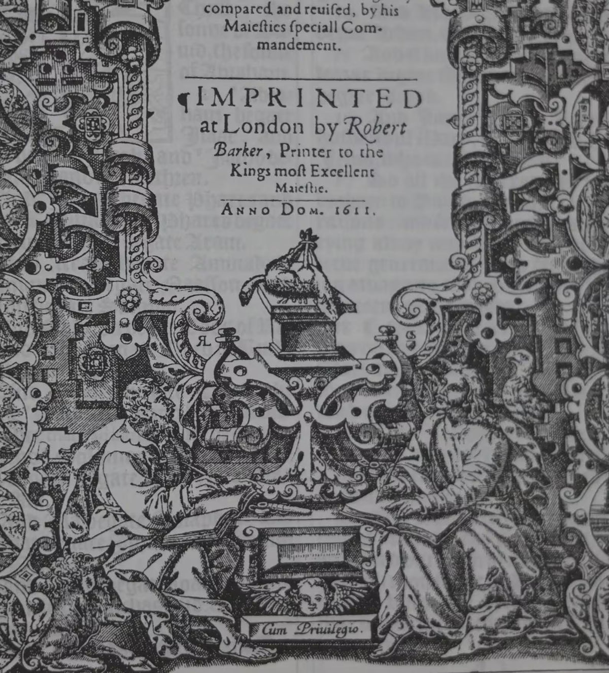 Authorized 1611 King James Bible Facsimile with Apocrypha, 1st Edition – Softcover Faux Leather