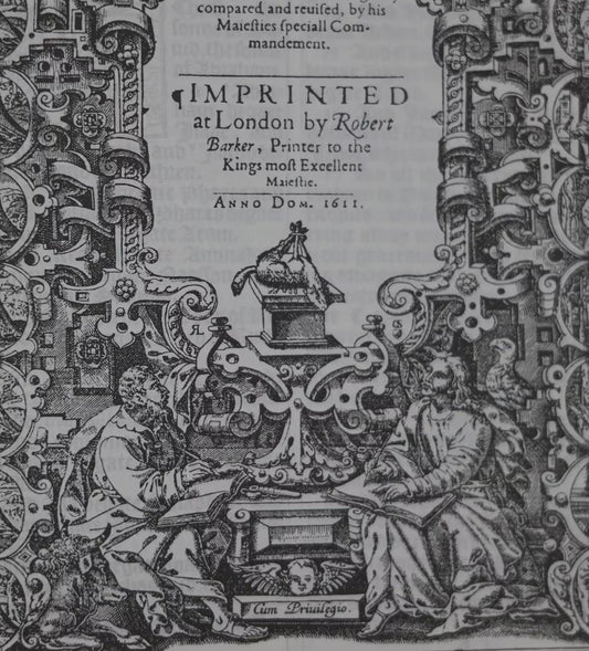 The Authorized 1611 King James Holy Bible Facsimile with Apocrypha, 1st Edition – Tan